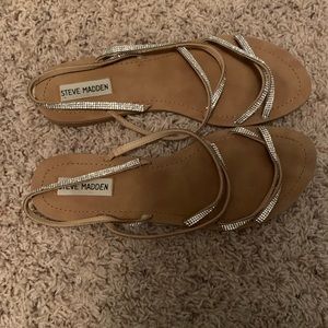 Steve Madden rhinestone sandals size 9.5